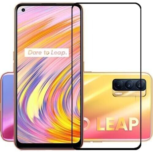 75 Pcs/Lot 2.5D Premium Tempered Glass for Realme X7 India Full Cover Screen Protector Protective Film