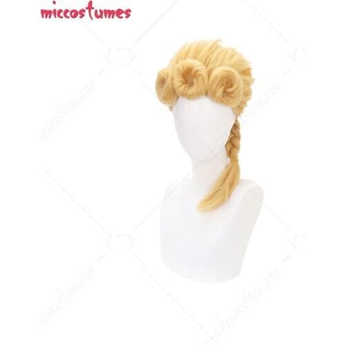 JoJos Bizarre Adventure Golden Wind Giorno Giovanna Short Cosplay Wig