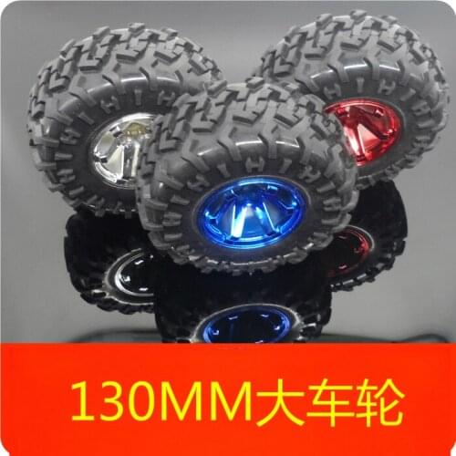 130MM Tires Wheel DIY R/C Car Truck Robort Model Toys Spare Parts Accessories