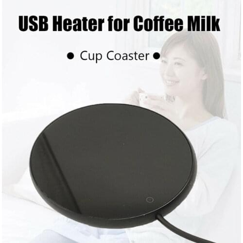 2021 Portable Usb Silicone Heating Coaster Warmer Electric Insulation Mug Cup Mat