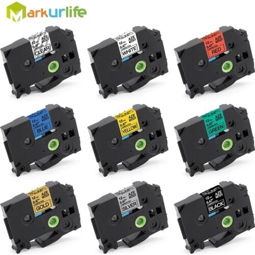 TZe-231 laminated Label Tape tze231 tze 231 TZe-631 12mm Label Tape tz231 for brother p-touch printer PT-E500W PT-E100B tze-131