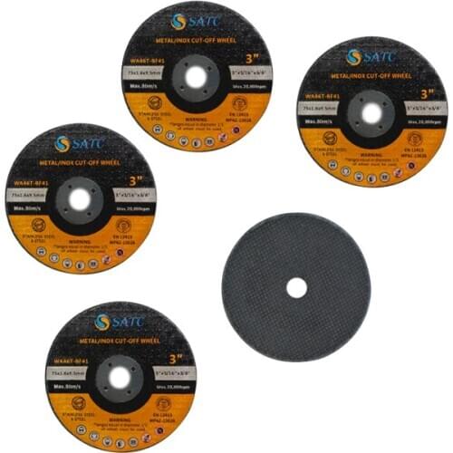 SATC 3 Inch Abrasive Cutting Disc Cut Off Wheel Grinding Disc metal stainless steel cutting disc