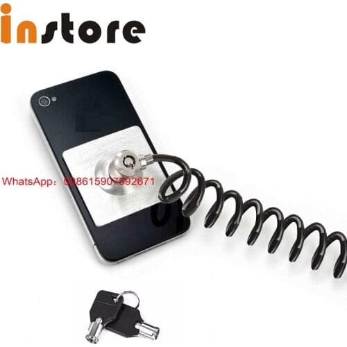 4 Sets High Quality Universal Anti Theft Tablet Coil Cable Lock For PAD Phone Smartphone Computer With Good Price