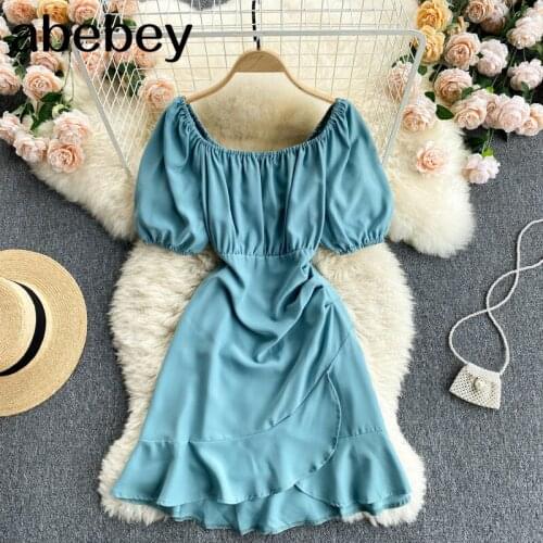 Abebey Solid Summer Dresses