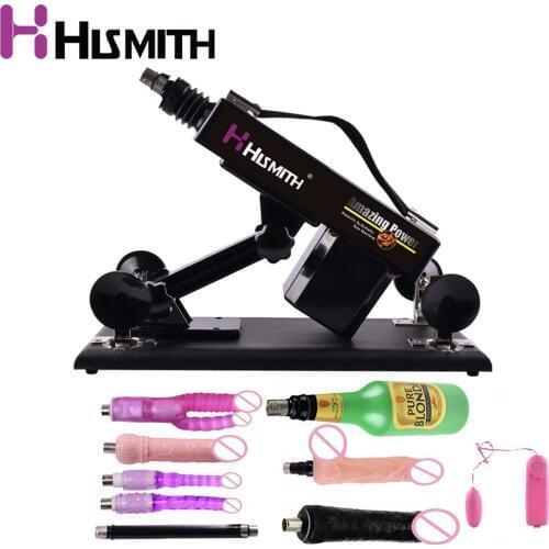 Hismith Automatic Sex Machine for Couple Multi-speed Retractable Sex Toys Dildo Anal Plug Jumping Egg Male Masturbation Machine