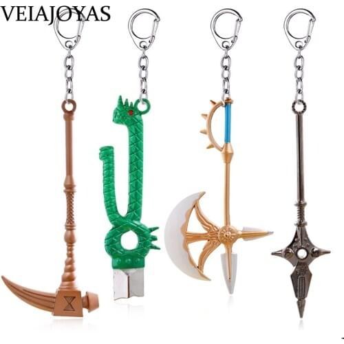 Anime The Seven Deadly Sins Escanor Rhitta Keychains Nanatsu no Taizai Axe Bottle Opener Key Chain Escanor Pendant for Men Gifts