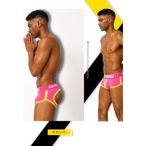 Branded Underwear Men Jockstrap String Homme Thongs Briefs Men Underwear Open Backless crotch cotton Jockstraps