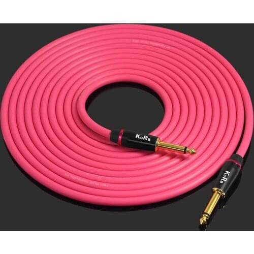 Electric guitar cable connecting line instrument bass keyboard drum Pure copper noise reduction shield