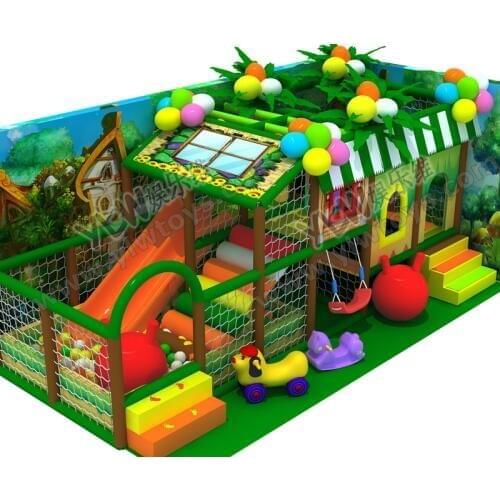 Customized made amusement playground equipment for kids Forest series indoor castle toy factory manufacturer YLW-IN17003q