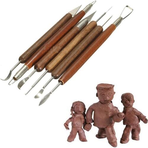 Ceramic Sculpture Characters Depicting Mold Arts Craft Accessories Engraving Appliance New Carved Clay Pottery Tool Sets
