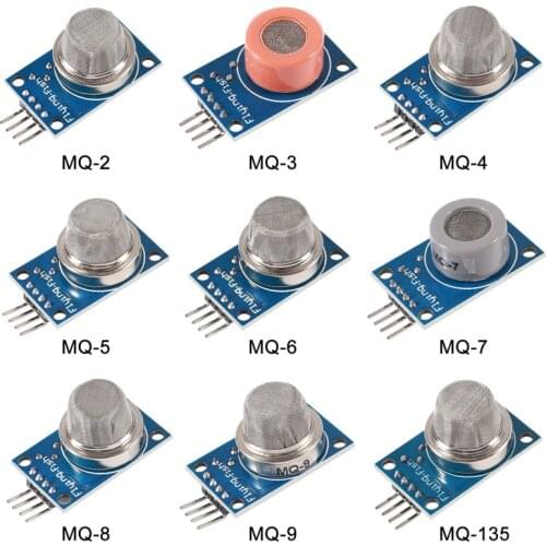 MQ-2 MQ-3 MQ-4 MQ-5 MQ-6 MQ-7 MQ-8 MQ-9 MQ-135 Detection Smoke Methane liquefied Gas Sensor Module For Arduino Starter DIY Kit