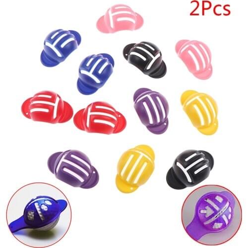 Lotusflower 2pcs New Design Golf Accessories 6 Color Golf Ball Marker Liner Golf Marker Clip Hats Clips Ball marker