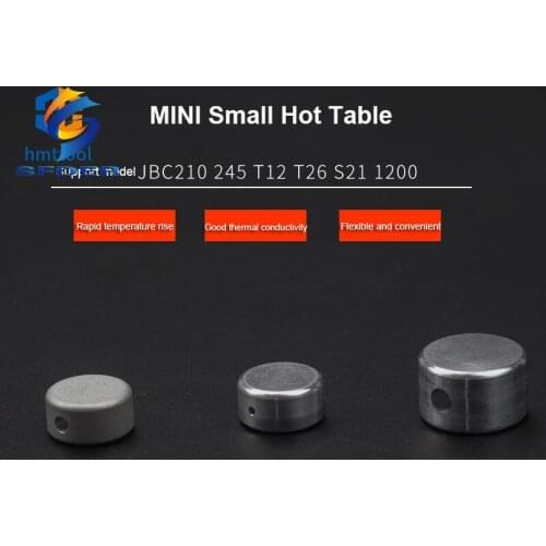 MINI Small Hot Table Micro Heating Station Removal Flex Cable/Connector IC Chip For JBC C210 TS1200 936 Series Soldering Station