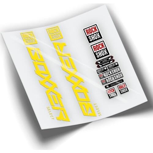 Stickers bike Fork ROCKSHOX BOXXER SELECT 2021 vinyl WP379