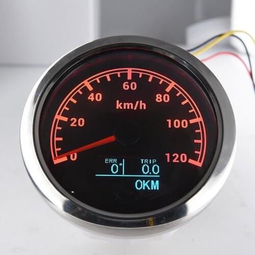 New 3 In 1 GPS Speedometer LCD Display Meter Speed Odometer COG Trip Total Mileage Gauge For Car Boat Marine Motorcycle 12V 24V