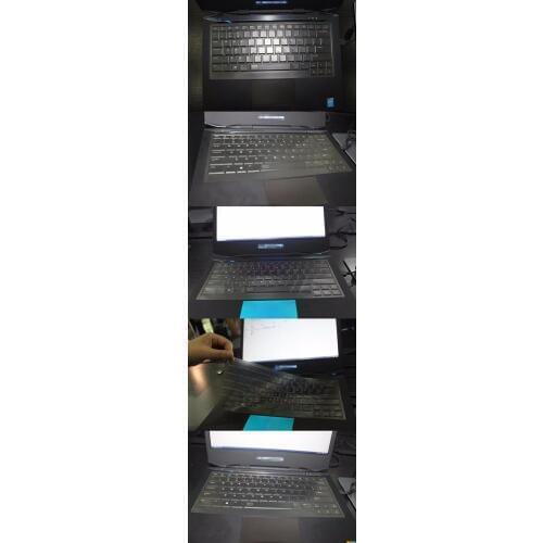 Laptop Clear Transparent Tpu Keyboard protectors Cover For Alienware 14 R3 M14X R3 14" 2014 release
