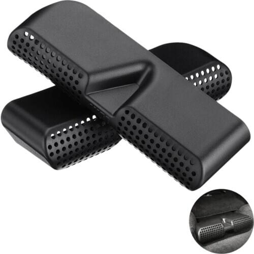 2Pcs Car Seat Air Conditioning Vent Dust Net Frame Cover for BMW X3 X4 2011 2012 2013 2014 2015 2016 2017