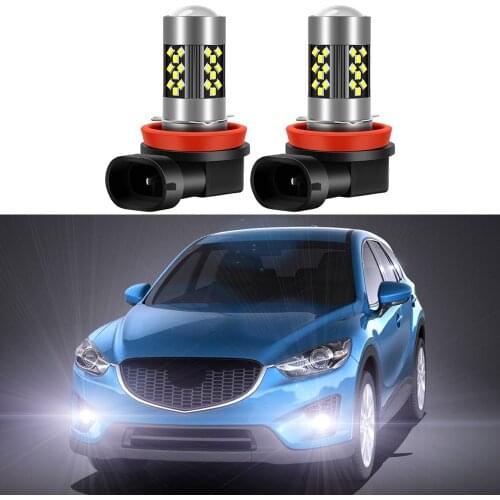 2Pcs LED Fog Lamp Bulbs For Mazda CX-5 CX5 2013 2014 2015 2016 Front Fog Light Bulb Car Accessories Canbus Error Free White