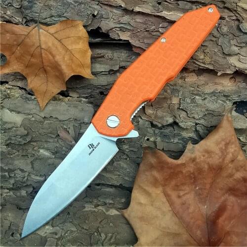 Outdoor Tactical Camping Hunting Survival Pocket Folding Knife D2 Blade G10 Handle Knives Pocket Ball Bearing Fast Open EDC Tool