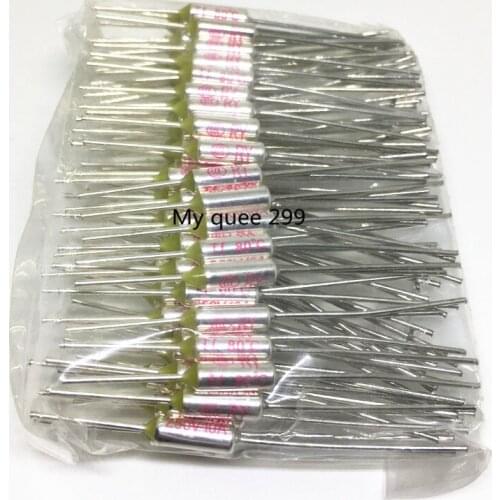 Free Shipping RY 100pcs/lot New Micro thermal fuse 10A 250V RY 80 Degrees Tf 80 C Mini temp fuse metal shell Thermal Cutoff