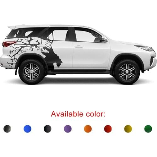 1 piece Car Stickers Deer wapiti Branches Animals Graphic Vinyl Car Decoration Decals Customized Fit For All Car Funny Sticker