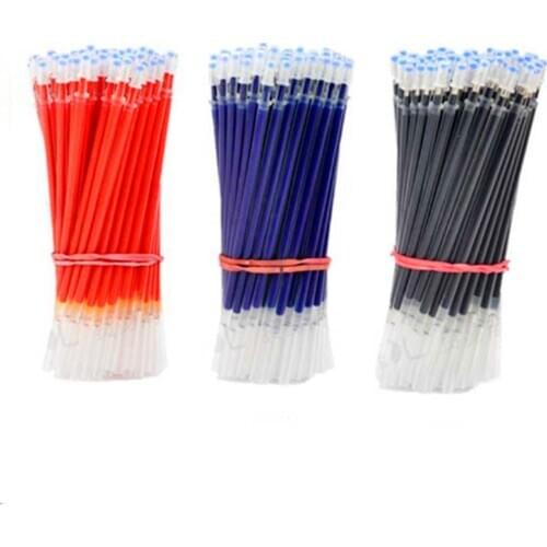 10pcs/set 0.5mm Blue Black Red Ink Gel Pen Heat Erasable Pens Auto-Vanishing Fabric Marker Sewing School Writing Stationery