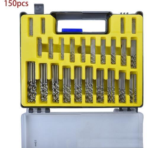 150Pcs Hss Twist Drill Set 0.4-3.2mm Miniature Micro Mini Bits metal drills set of drills Drill Bits For Craft Model Hobby Twist