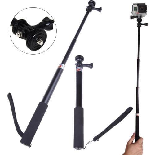 ALLOYSEED Waterproof Selfie Stick Telescoping Extendable Monopod Pole For GoPro Hero 7 6 5 4 3 SJCAM Xiaomi Yi 4K Action Camera