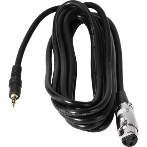 0.5m XLR Female to 3.5mm Male 1/8 TRS Stereo Microphone Mic Audio Cable