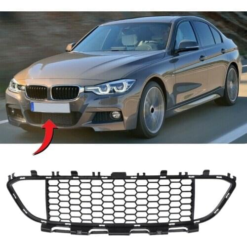 51118068124 Car Front Bumper Lower Center Grille for-BMW 3 Series F30 F31 LCI M-Sport 2011