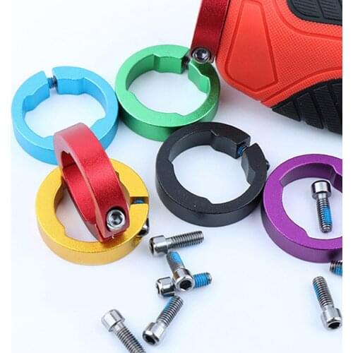 Bicycle Handlebar Cover Lock Aluminum Alloy Aluminum Ring Aluminum Ring Mountain Bike Handlebar Cover 8mm Aluminum Ring