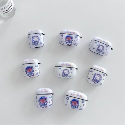 Cartoon Rabbit bear Case For Apple Airpods pro 1 2 Cover Cute Space Astronaut Bluetooth Earphone Cases Silicone Headpone Box