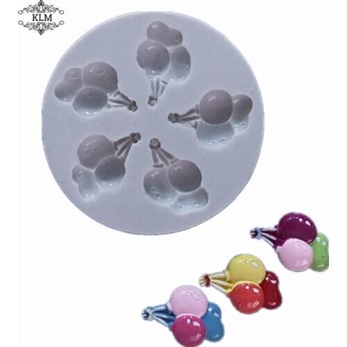 KLM balloon shaped epoxy resin mold cake tool chocolate mousse tool DIY for cake mousse decoration