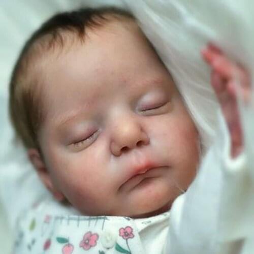 17inch Reborn Doll Kit Nevaeh Soft Touch Diy Doll Kit with COA Unfinished Unpainted Doll Parts Limited Edition Fresh Color