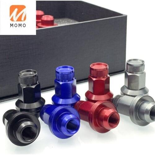 M12x1.5 is suitable for Jaguar flat wheel racing nut material forged aviation aluminum 7075-T6