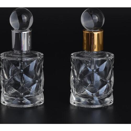 MUB - Portable Mini 10ml Glass Travel Essential Oil Bottles Fashion Empty Cosmetic Containers Dropping Perfumes Bottle