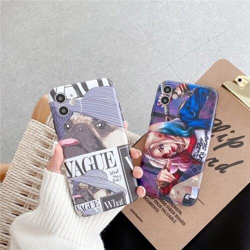 Fashion Magazine Soft Case For Iphone 11 12 Pro Max Mini 7 8 Plus Xr X Xs Max Se Luxury Silicon Phone Cover Vogue Fundas Capa