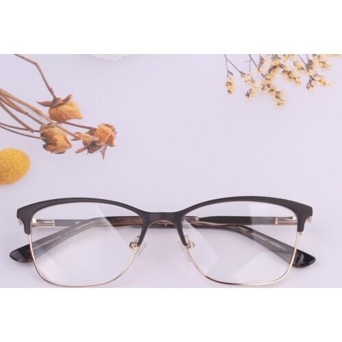 Glasses women Branded design for Prescription Eyeglasses big size Myopia Glasses man points vintage full rim double colors red