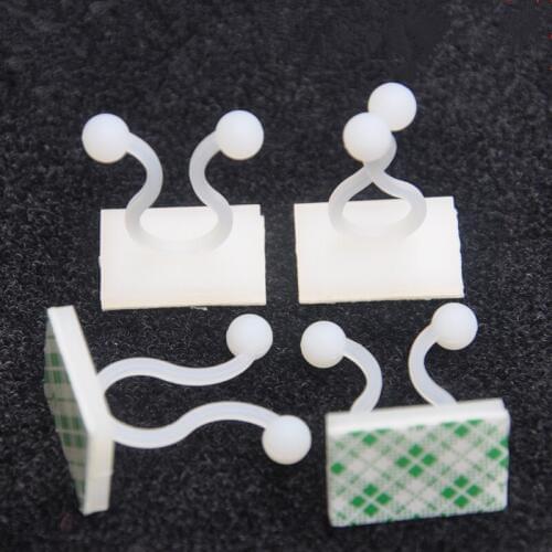 Plastic wire clip selfadhe injection wire tie mount Wire Saddle Wiring Accessories Self adhesive Cable Clips Plastic Cord Clamp