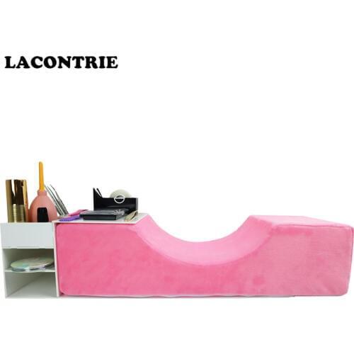 Grafting Eyelashes Pillow and Stand Flannel Eyelash Extension Pillow Beauty Salon Eyelash Extensions Supplies