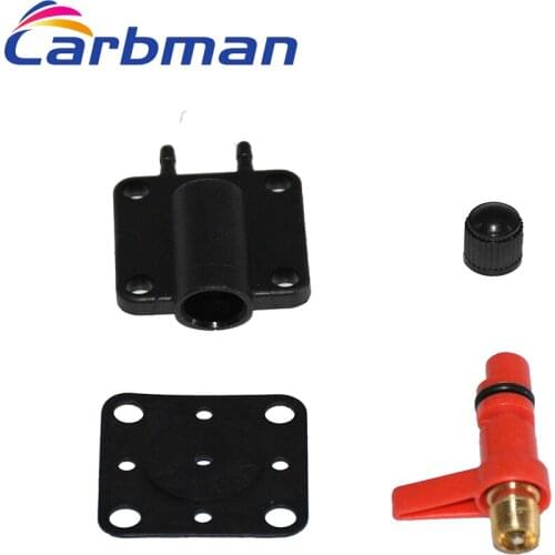 Carbman Carburetor Repair Kit For Johnson Evinrude 175158 Primer Solenoid Service Maintenance Valve Kit 18-7044 Carb