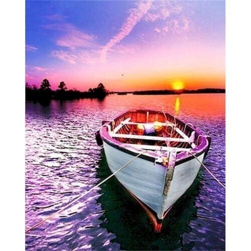 SDOYUNO 40x50cm Oil Painting By Numbers Kits Seascape Frameless Coloring By Numbers Digital DIY Pictures On Canvas Home Decor