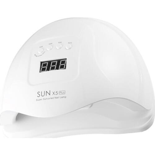 SUN 5 X Plus 80W LED Light Nail Dryer LCD Monitor 36 LED Nail Polish Lamp Manicure Gel Polish Auto-sensing Timer