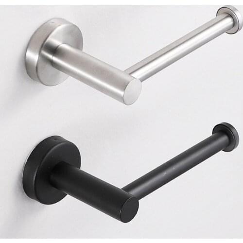 Toilet Wall Mount Toilet Paper Holder Stainless Steel Bathroom Kitchen Roll Paper Accessory Tissue Towel Accessories Holders
