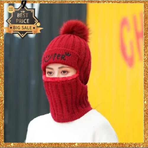 Women Winter hat solid color cap thick & warm beanie for girls & femme caps knitting caps fashion hot sale шапка и шарф женский