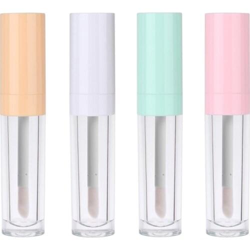1pcs 9ml Lip Gloss Tubes Empty Refillable Lip Balm Bottles Clear Plastic Lip Gloss Containers Reusable Lipstick Bottle