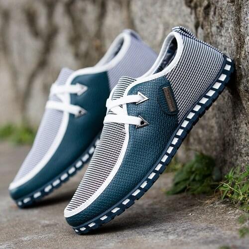 2021Fashion White Shoes Men Casual Shoes Basic Lace Up Driving Shoes Men Trainers Breathable Sneakers Zapatillas 2021 New