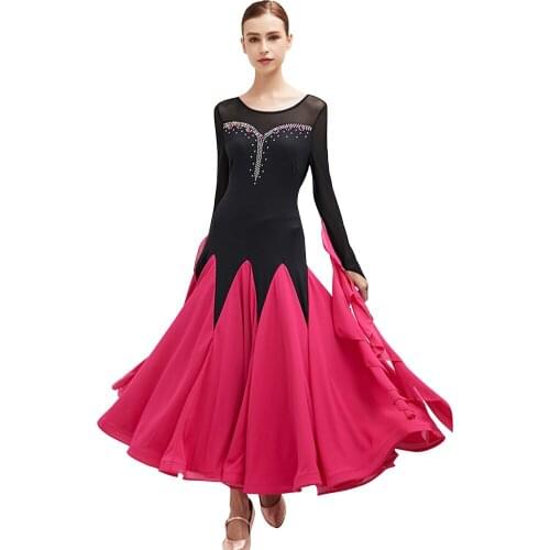 2021 ballroom dance competition dress dance ballroom waltz dresses standard dance dress women ballroom dress Sleeve Float