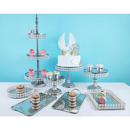 3pcs -15pcs/lot Wedding Display Cake Stand Cupcake Tray Tools Home Decoration Dessert Table Decorating Party Suppliers