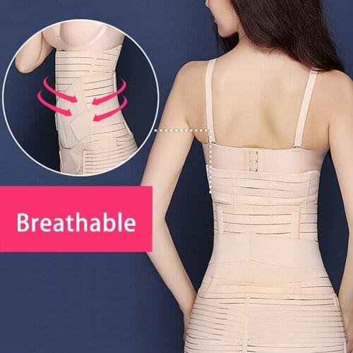 3 in 1 Postpartum Belly Belt for Maternity Maternal Corset Postpartum Bandage Body Recovery Support Belt Pregnancy Waist Cincher